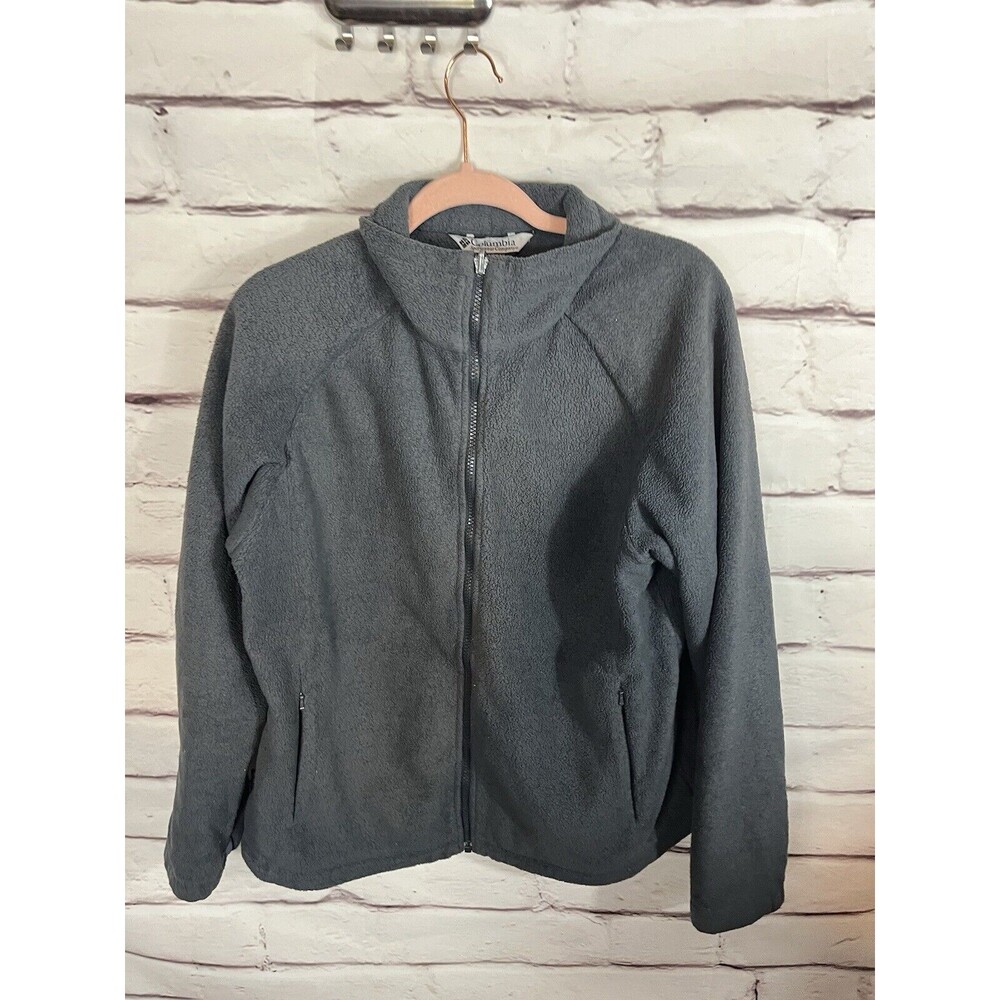 Columbia Women's Size L Gray Zip Up Long Sleeve Jacket